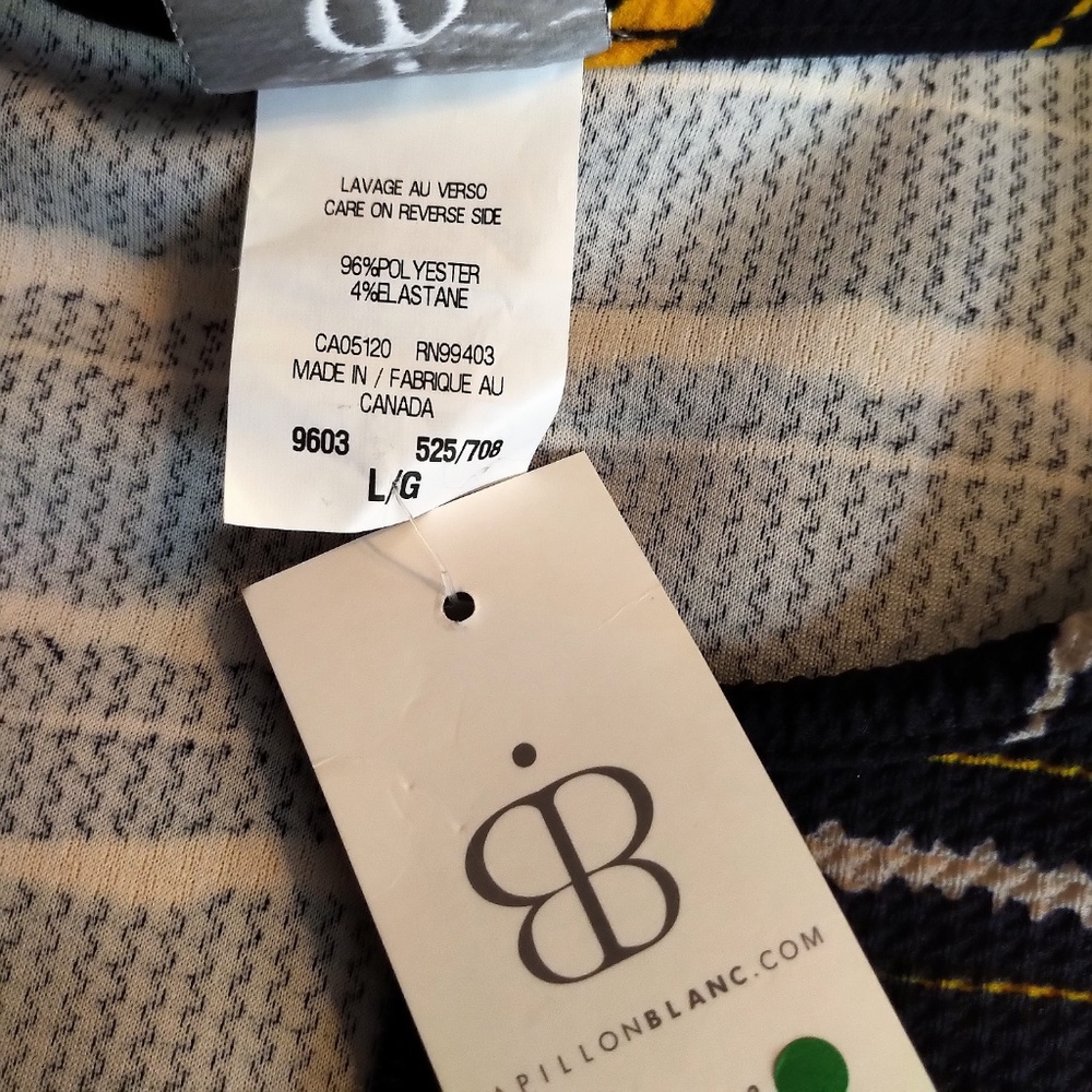 Papillon Blanc Zip Jacket NWT L - Picture 5 of 5
